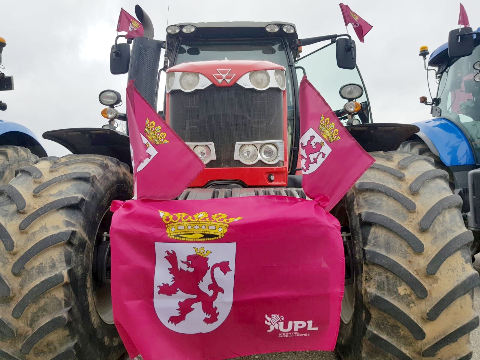 Medio centenar de tractores llevarán el 'rugir' del campo a la manifestación del 16F en León capital