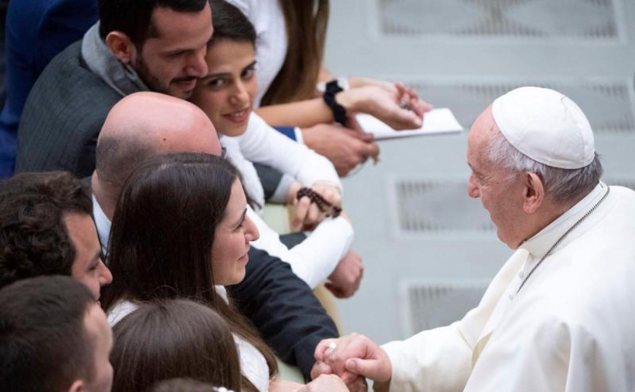 El papa Francisco, durante una audiencia en el Vaticano.