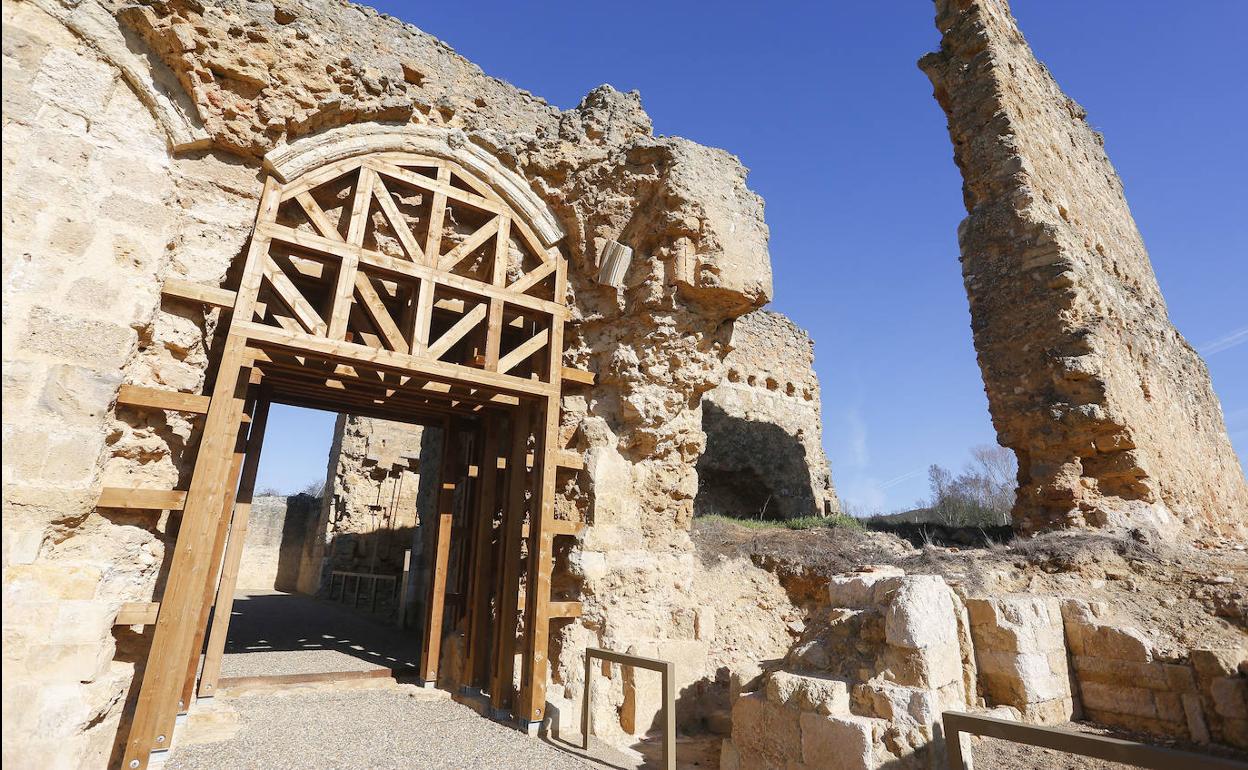 Obras de rehabilitación del monasterio.