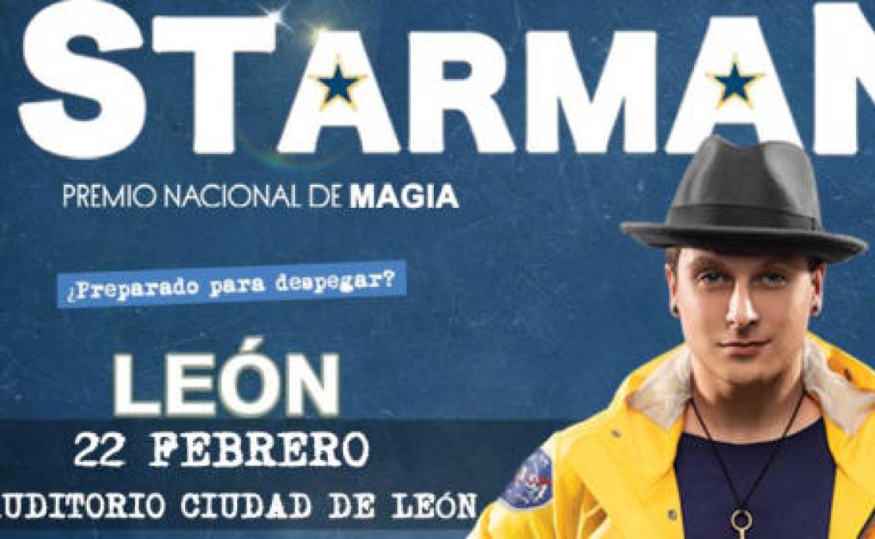 El espectáculo de magia 'StarMan' llega este sábado al Auditorio Ciudad de León