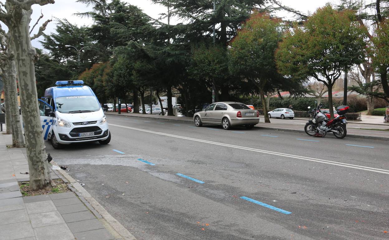 Imagen del lugar del accidente. 