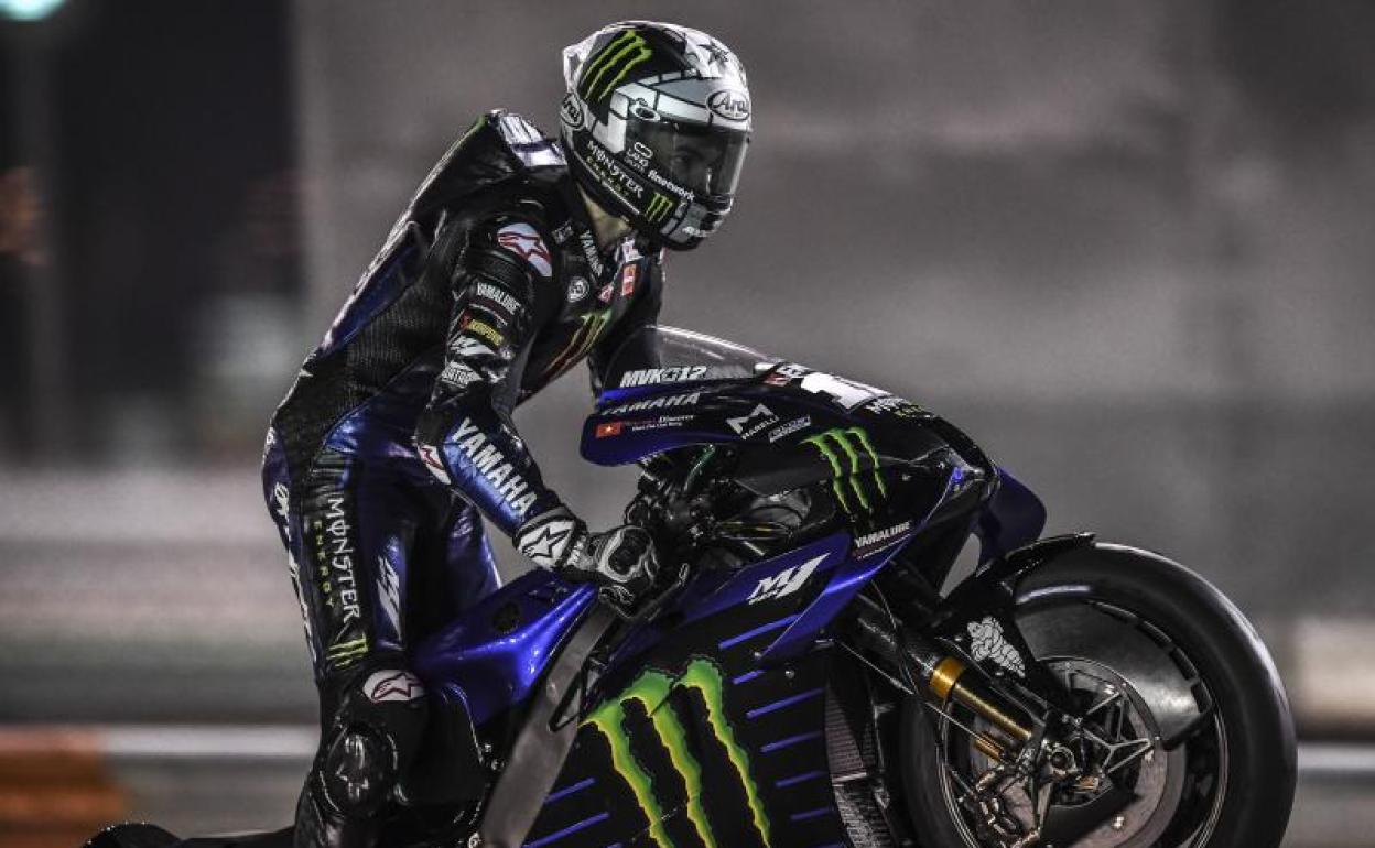 Maverick Viñales, dominador con su Yamaha de los últimos entrenamientos de pretemporada en MotoGP. 