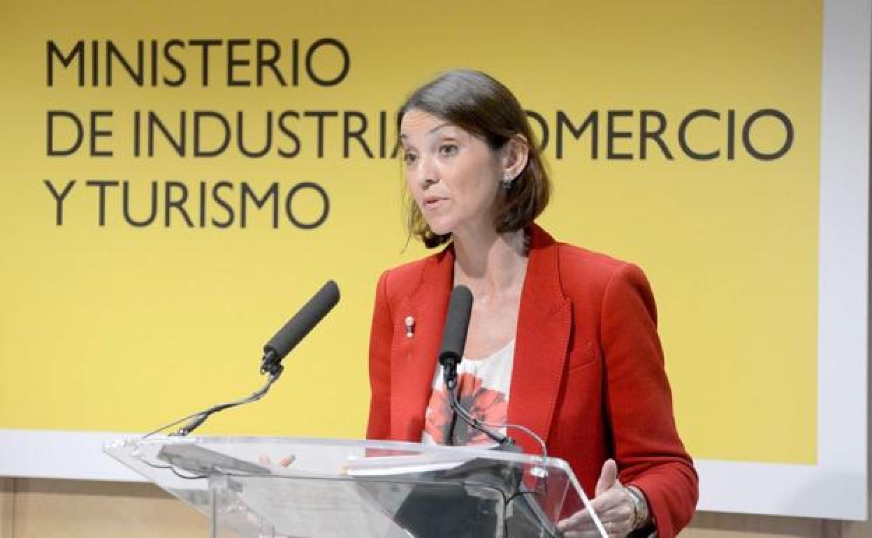 La ministra en un acto público.