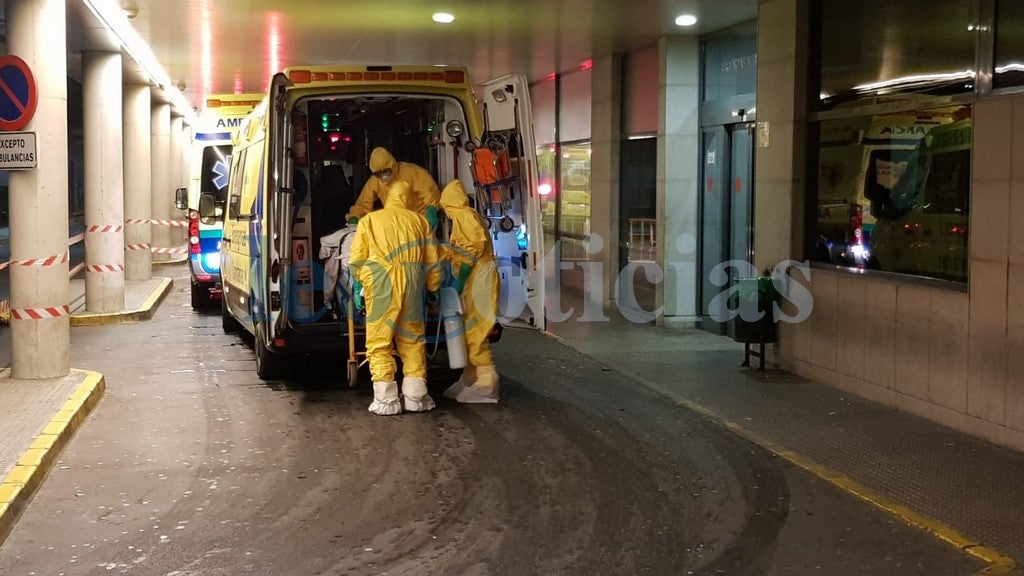 LLegada del paciente al servicio de urgencias del hospital de León