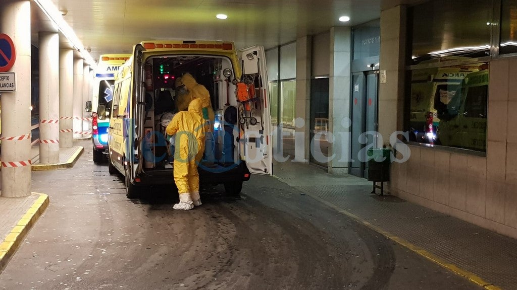 LLegada del paciente al servicio de urgencias del hospital de León