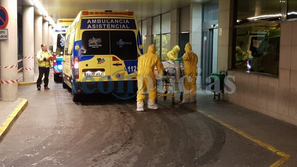 LLegada del paciente al servicio de urgencias del hospital de León