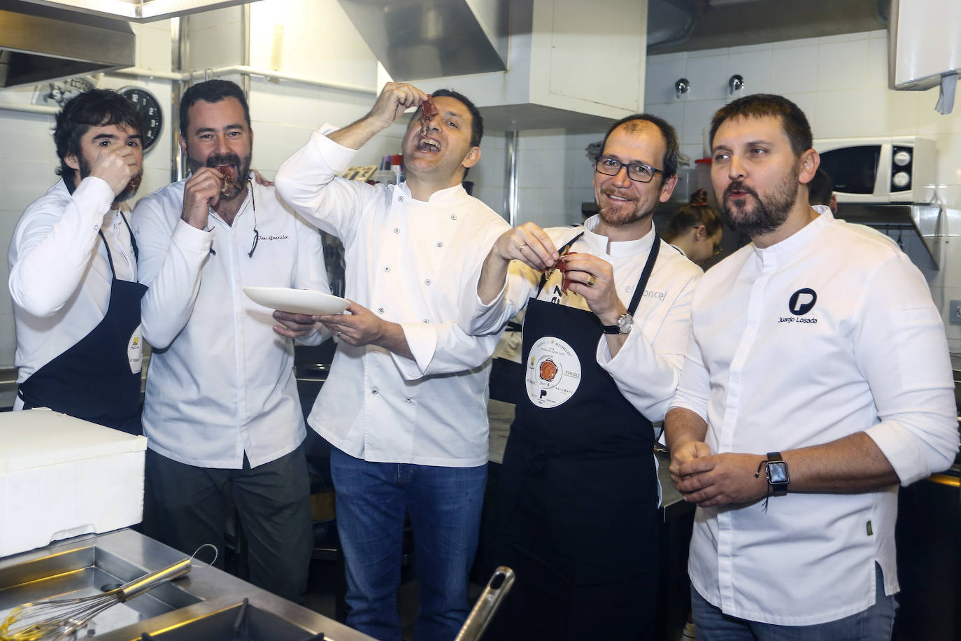 Fotos: León reúne a cinco cocineros con estrella Michelín en torno a la cecina