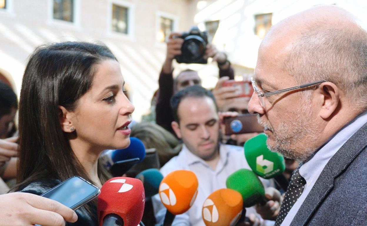 Inés Arrimadas y Francisco Igea.