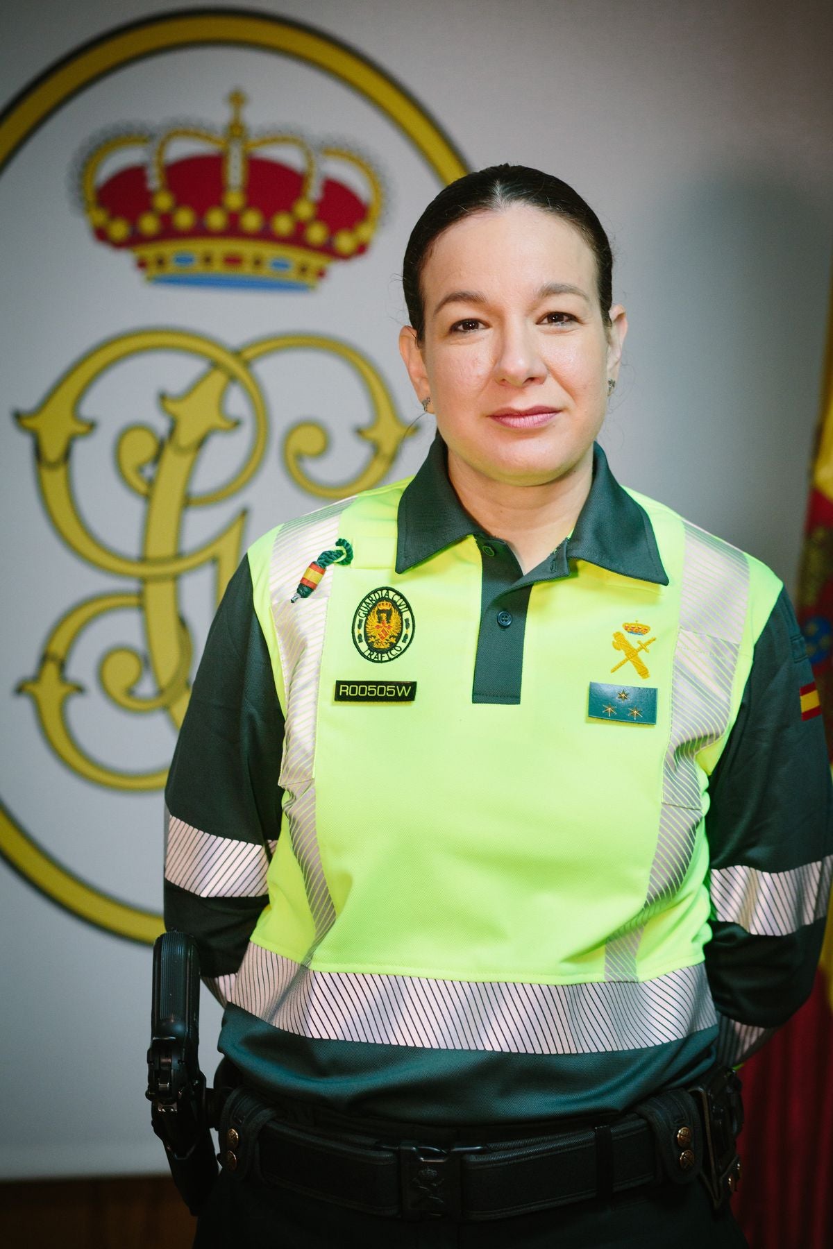 María Teresa Miras Sosa, Jefa del Subsector de Tráfico de la Guardia Civil de Soria