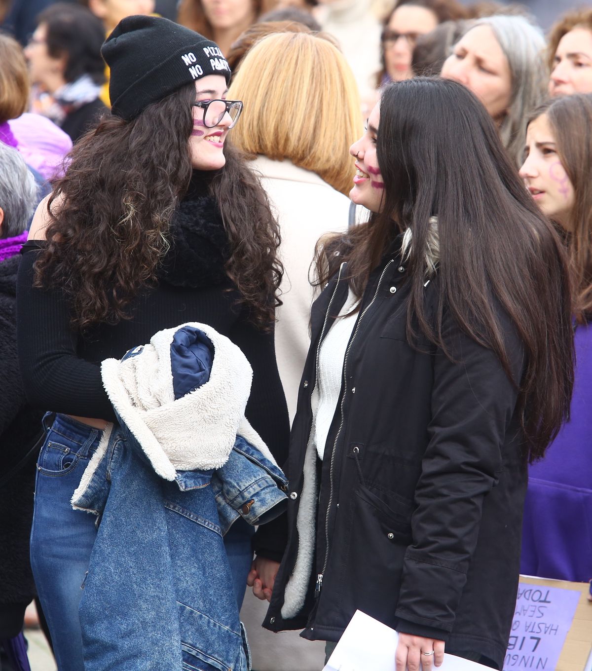 Manifestación en Ponferrada con motivo del Día Internacional de la Mujer