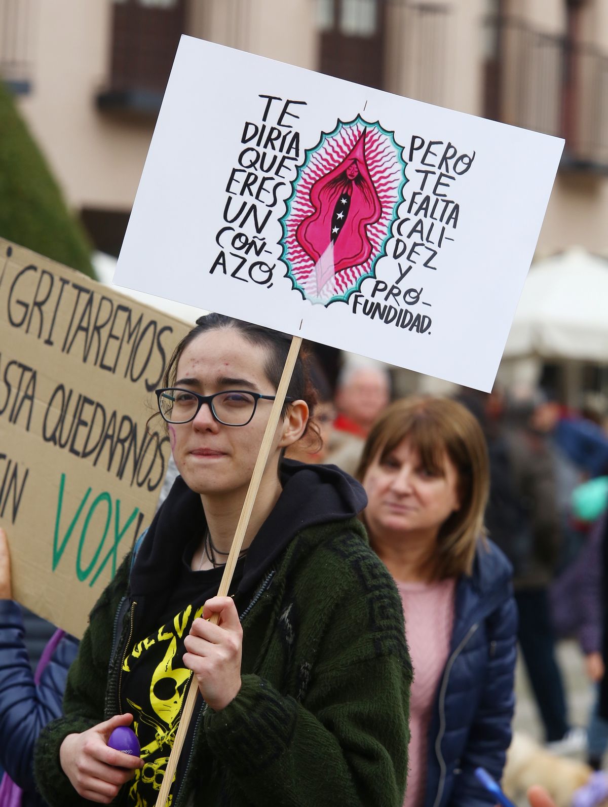 Manifestación en Ponferrada con motivo del Día Internacional de la Mujer