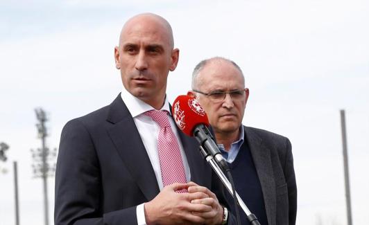 Luis Rubiales, presidente de la Federación Española de Fútbol. 
