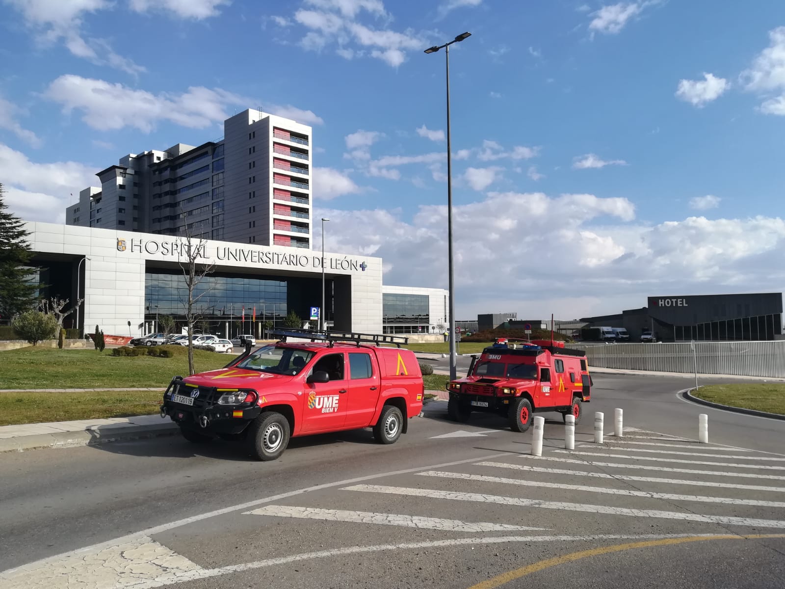 Fotos: La UME patrulla León y su alfoz