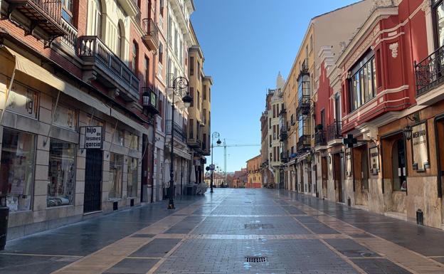 Galería. Imágenes de un León prácticamente desierto.