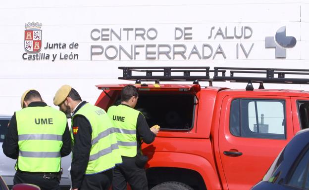 Galería. Intervención de la UME en Ponferrada.