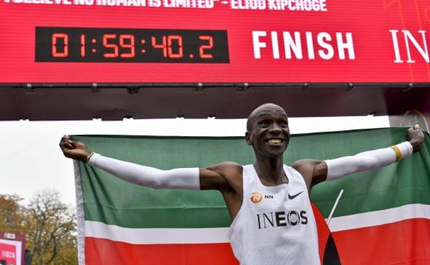 El maratoniano keniano Eliud Kipchoge.