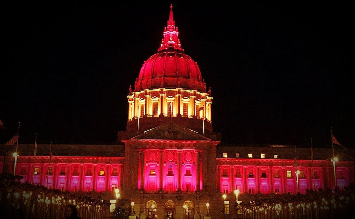 Imagen del Ayuntamiento de San Francisco, una de las imágenes que más ha impactado a Luis Fernándo Esteban, el artífice de la llegada de la Universidad de Washington a León capital.