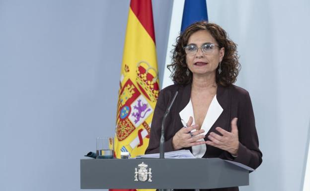 María Jesús Montero, ministra de Hacienda y portavoz del Gobierno. 