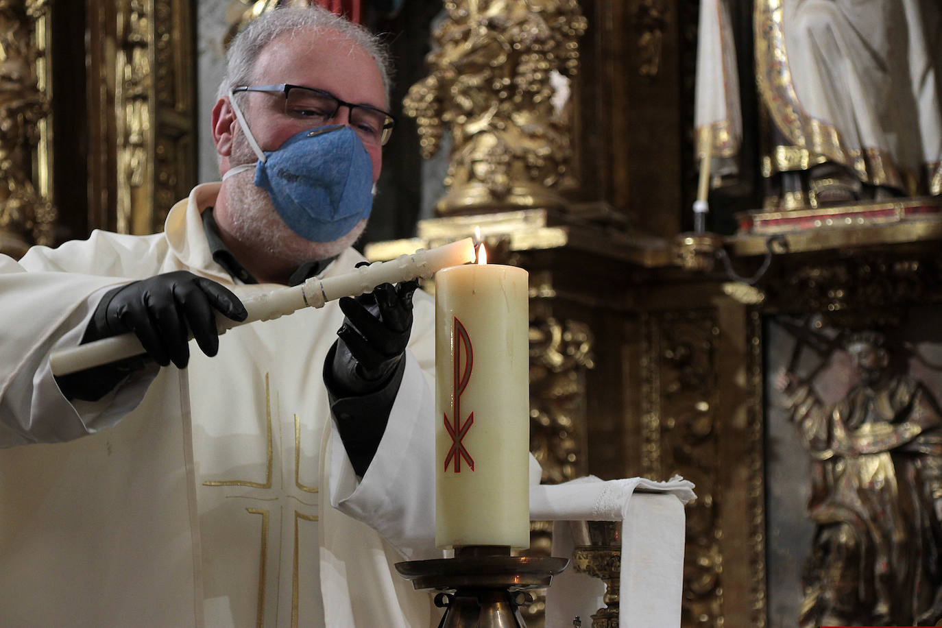 Fotos: Antonio Díez, párroco de Pobladura de Pelayo García