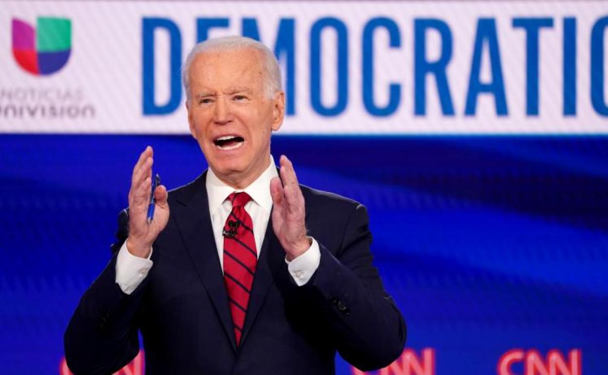 El candidato demócrata Joe Biden 