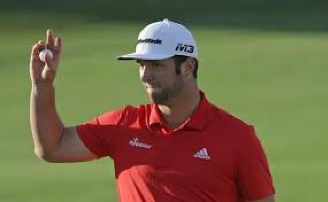 El judador vasco Jon Rahm, durante un torneo. 