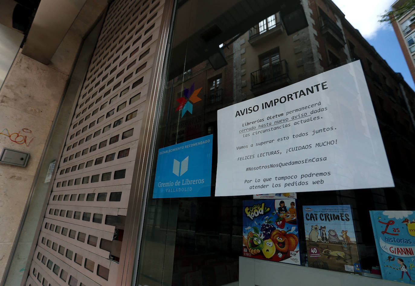 Fotos: Cierre de librerías durante la cuarentena por el Covid-19