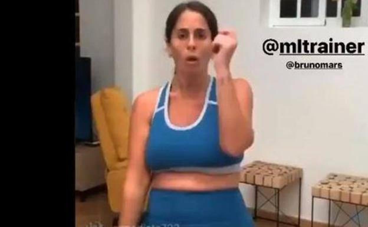 El entrenamiento de Anabel Pantoja se hace viral