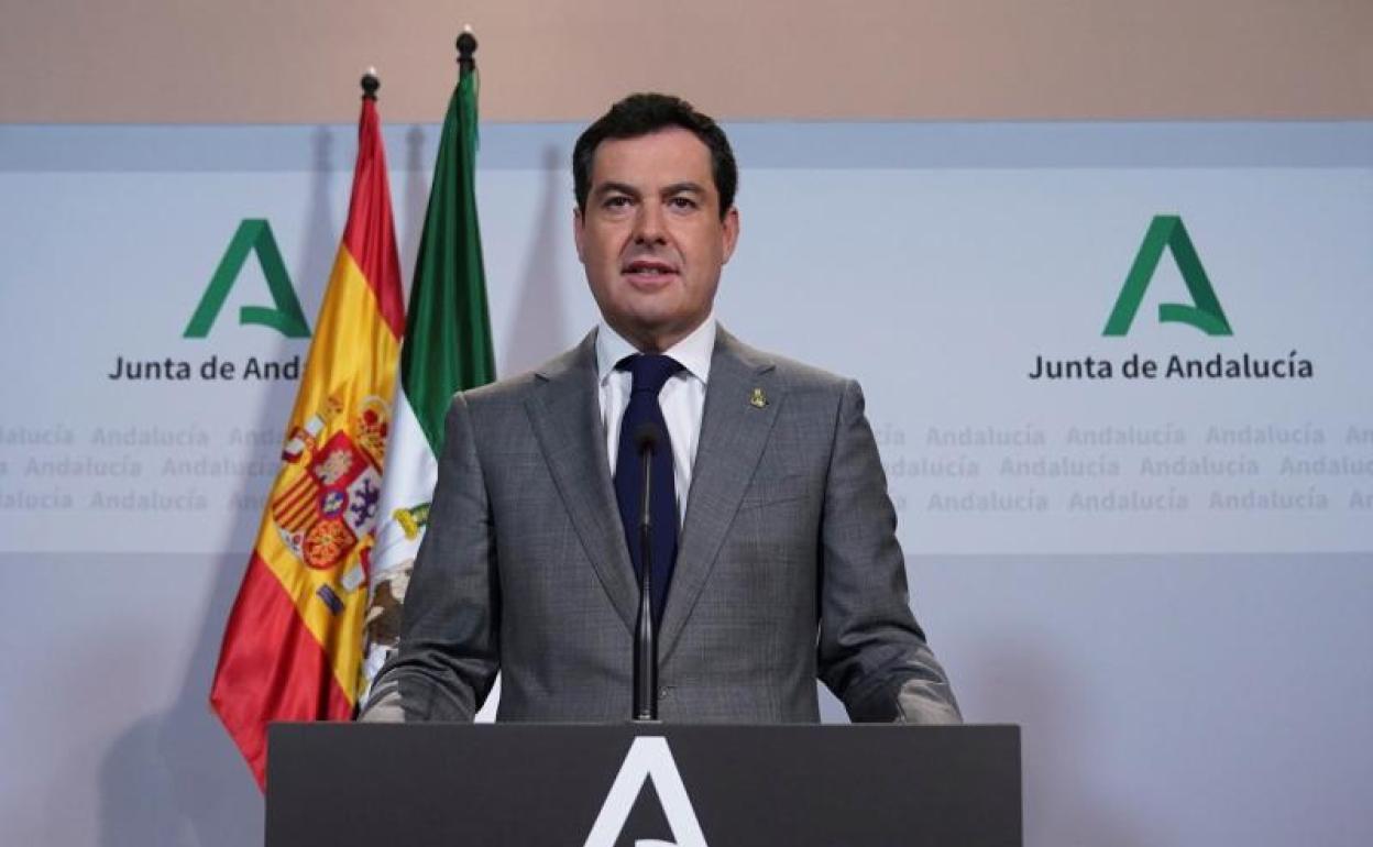 Juanma Moreno, presidente de la Junta de Andalucía 