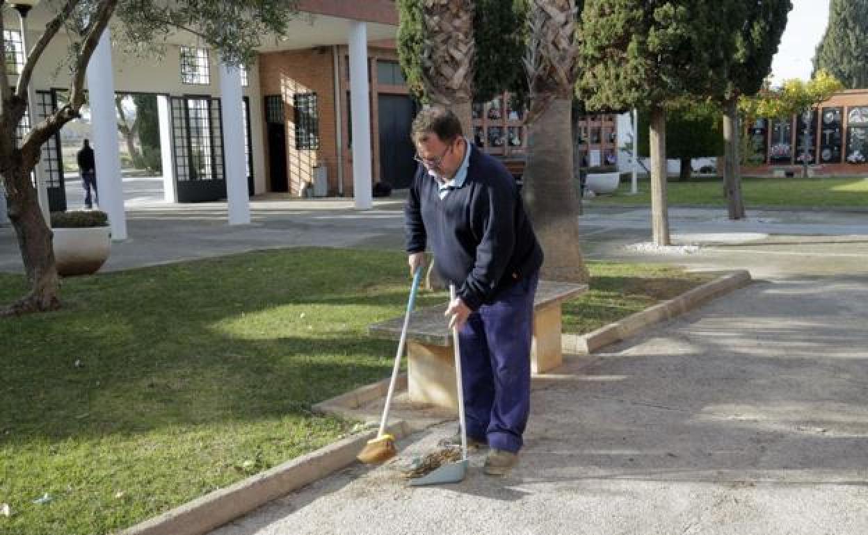 Cementerio de Moncada (Valencia), donde tuvo lugar la profanación de dos tumbas.