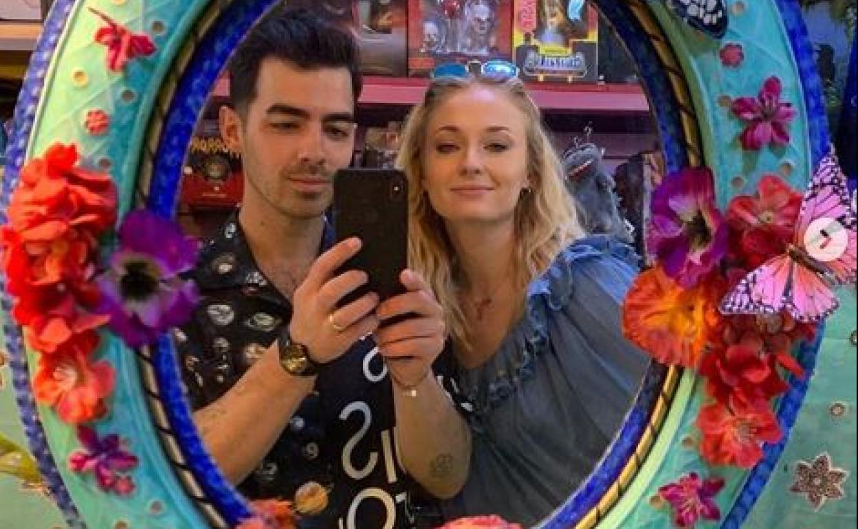 Joe Jonas y Sophie Turner.