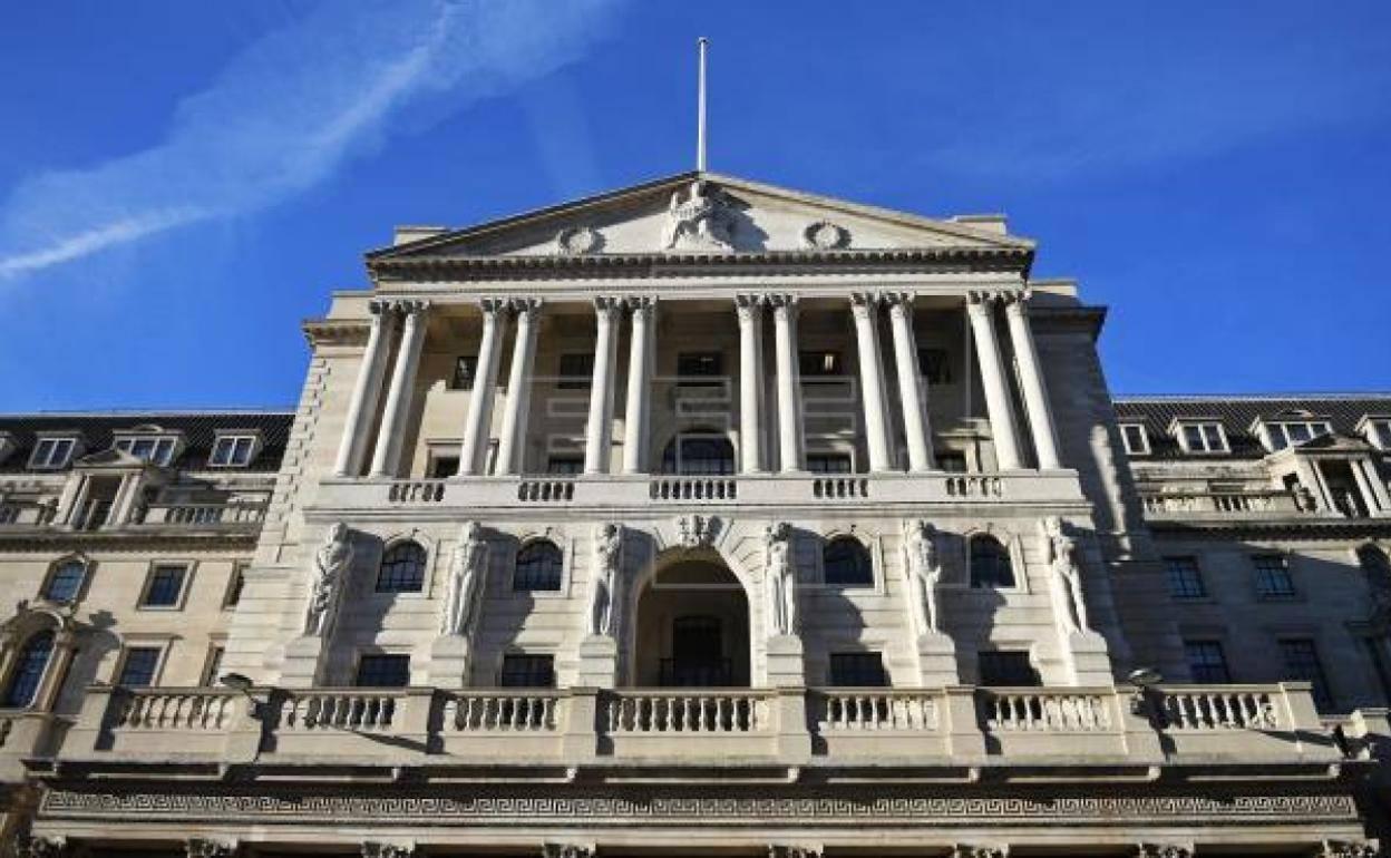 Sede del Banco de Inglaterra, en Londres. 