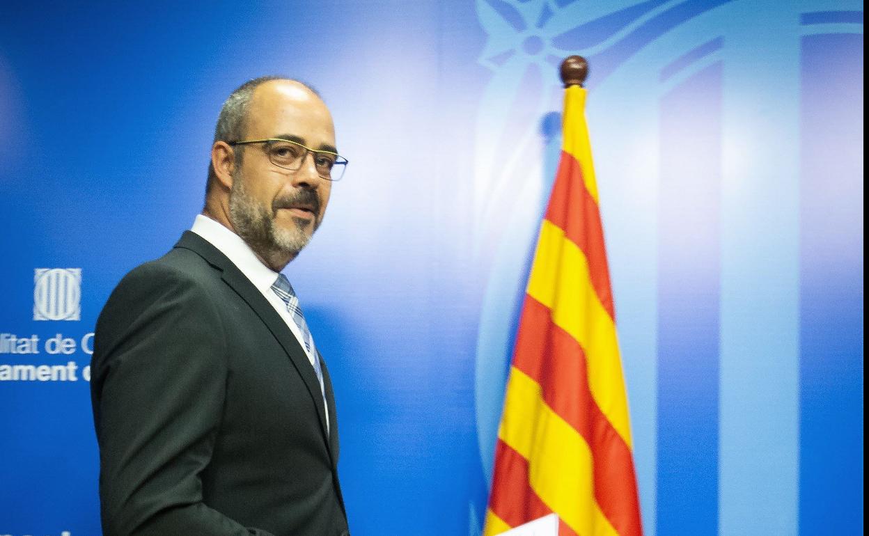 Miquel Buch, consejero de Interior catalán. 