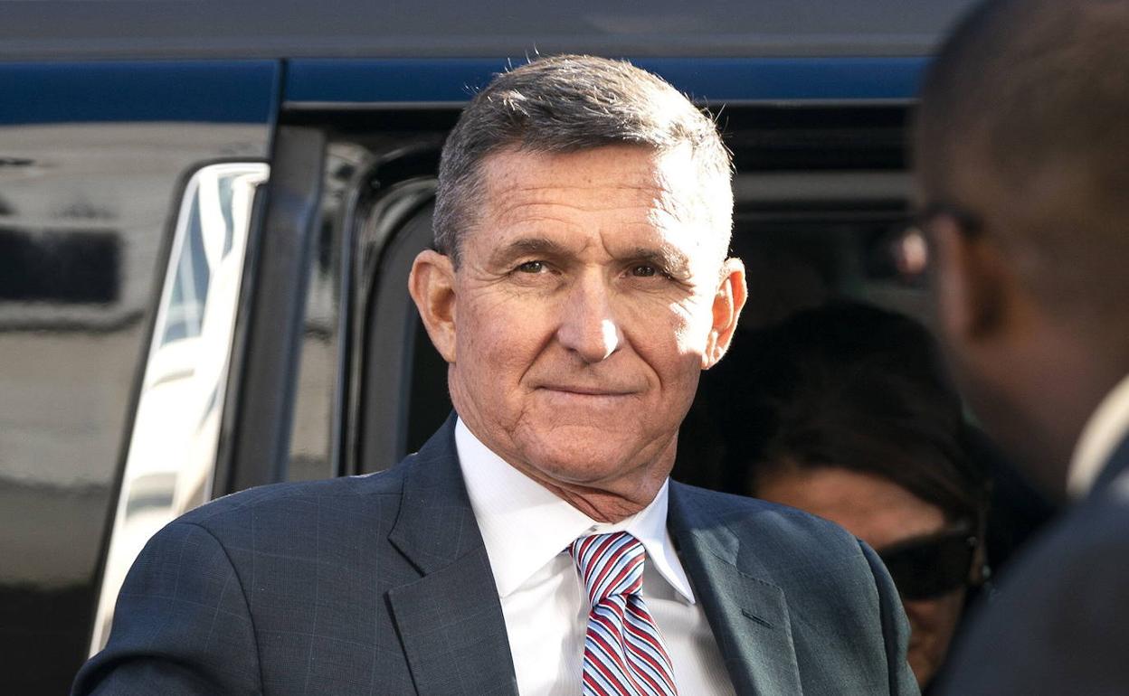 El general Michael Flynn, ex asesor de Seguridad Nacional de Donald Trump. 