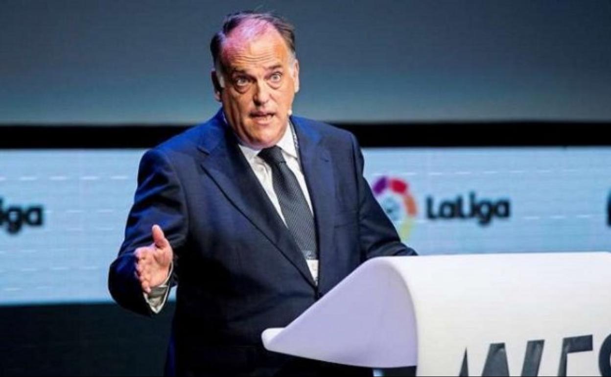 Javier Tebas, presidente de LaLiga. 