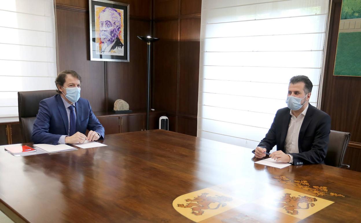 Tudanca ofrece «unidad y lealtad» para alcanzar el pacto por la reconstrucción de Castilla y León que debe ponerse en marcha «en semanas»