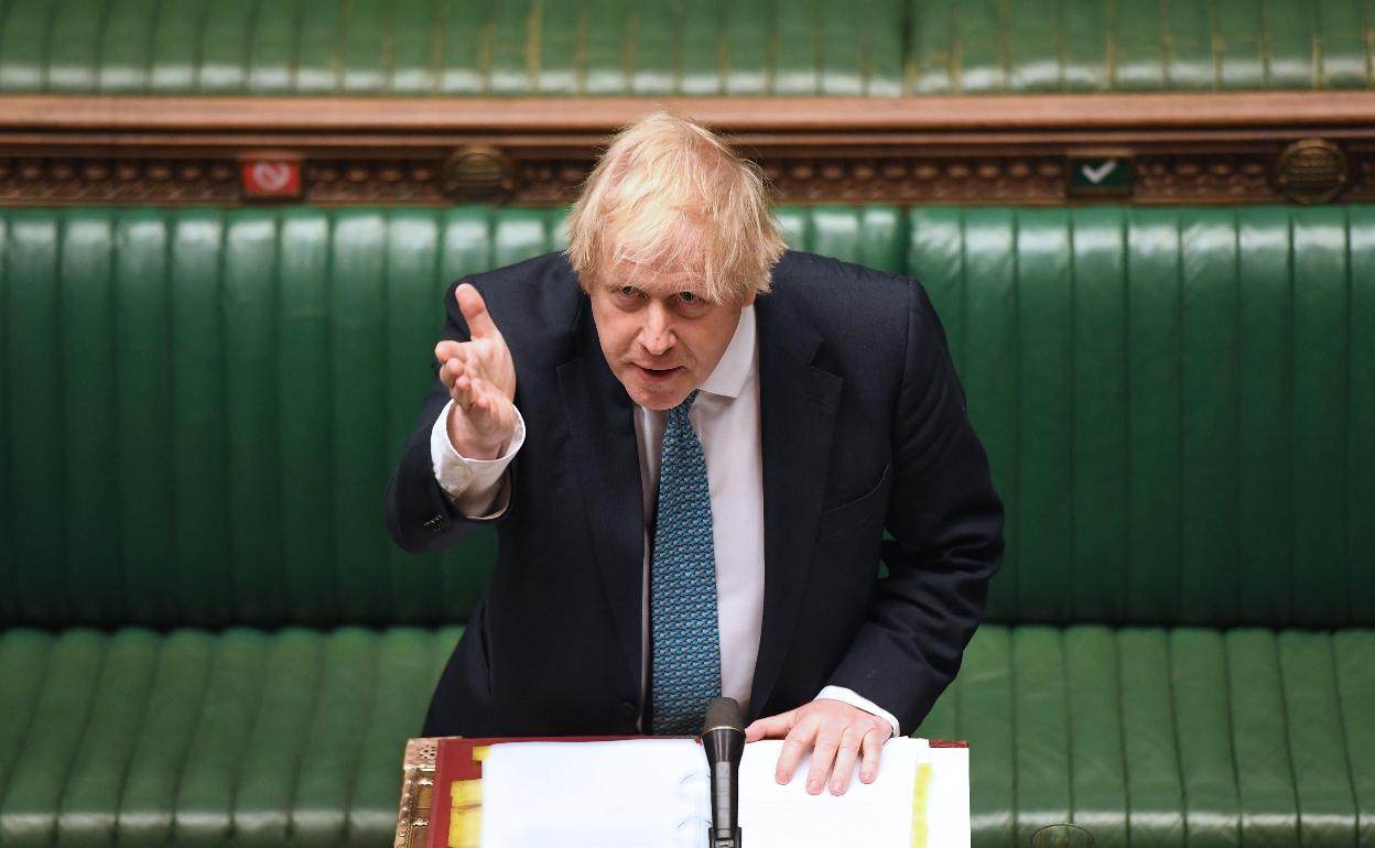 Boris Johnson, primer ministro británico.
