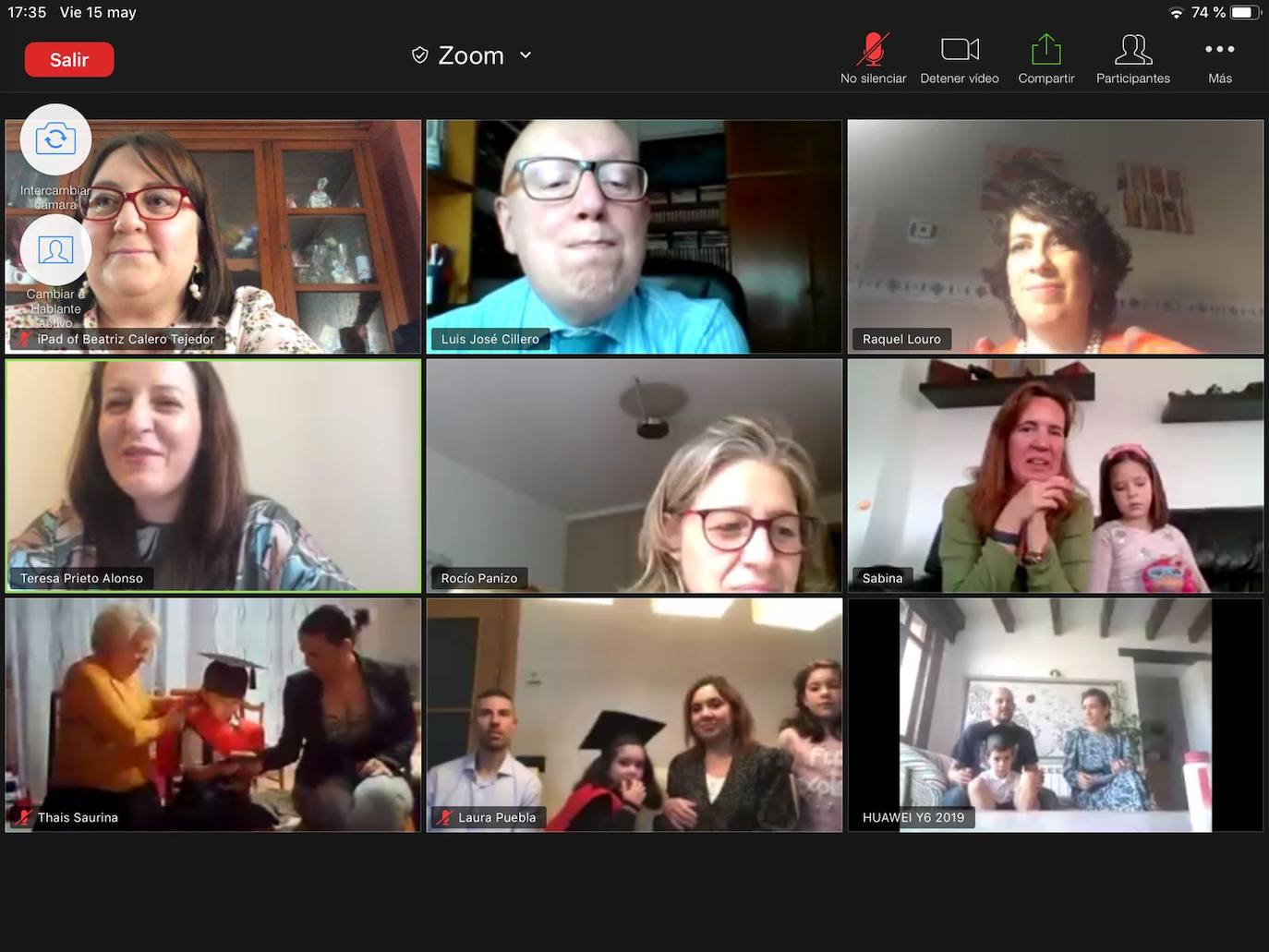 Los alumnos de Infantil del Colegio Peñacorada disfrutaron de la celebración de su salto a Primaria en una ceremonia única gracias a los medios telemáticos. 