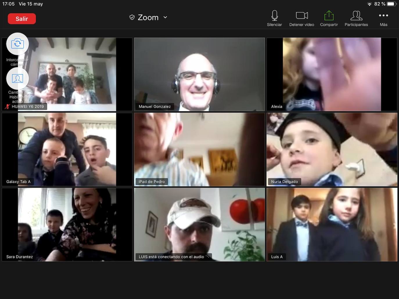 Los alumnos de Infantil del Colegio Peñacorada disfrutaron de la celebración de su salto a Primaria en una ceremonia única gracias a los medios telemáticos. 