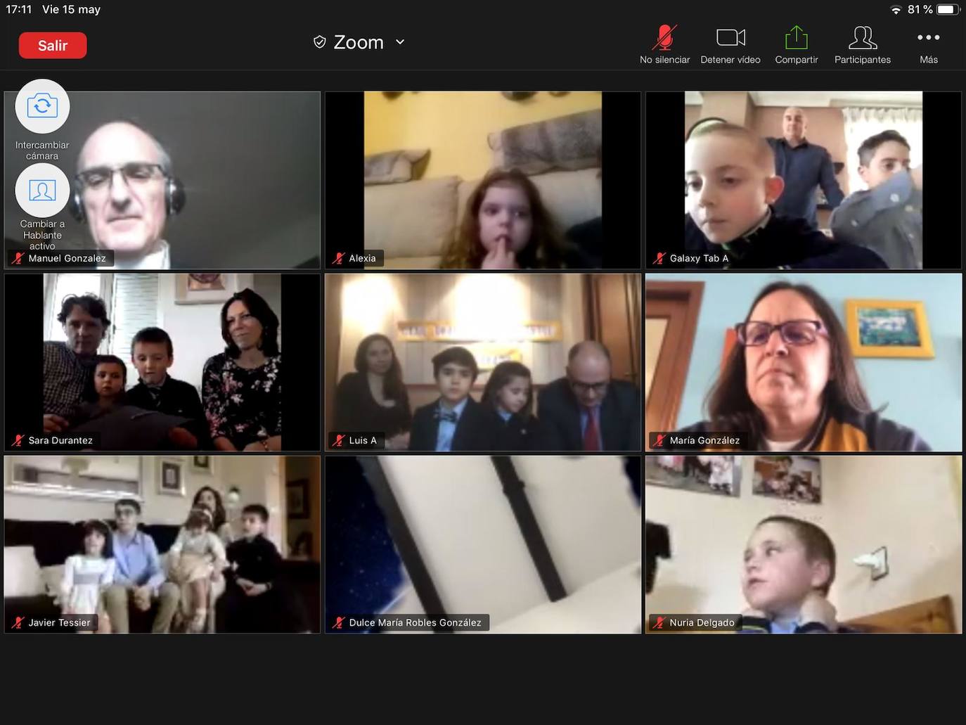 Los alumnos de Infantil del Colegio Peñacorada disfrutaron de la celebración de su salto a Primaria en una ceremonia única gracias a los medios telemáticos. 