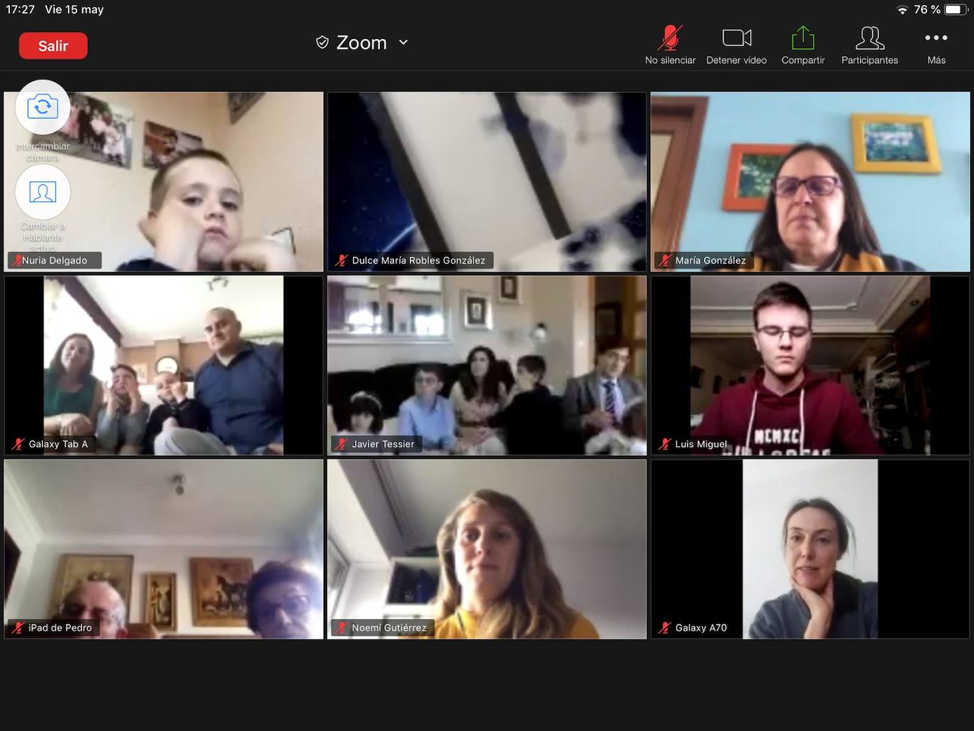 Los alumnos de Infantil del Colegio Peñacorada disfrutaron de la celebración de su salto a Primaria en una ceremonia única gracias a los medios telemáticos. 