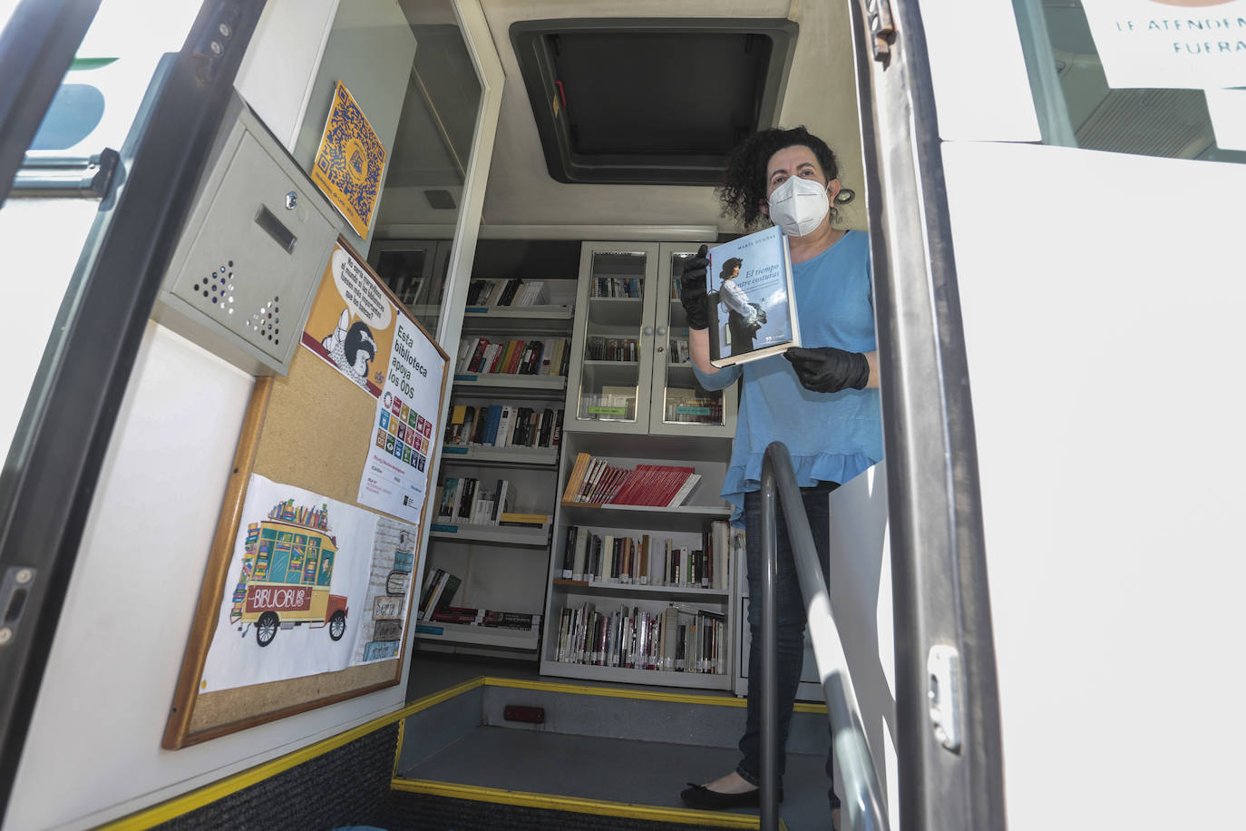 Fotos: Reinicio del servicio de Bibliobús en León