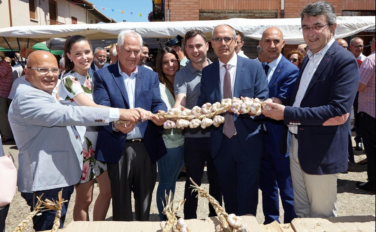 Inauguración de la Feria del Ajo de 2019.