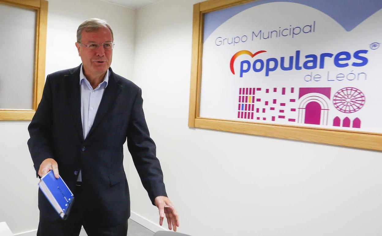El portavoz del PP en el Ayuntamiento de León y exalcalde, Antonio Silván.
