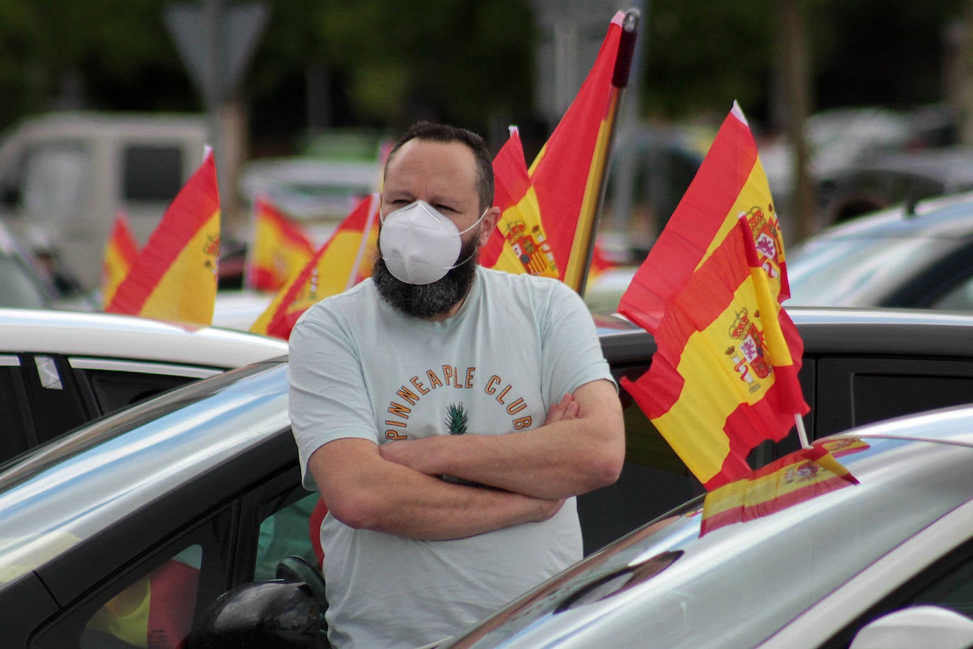 El fotoperiodista Peio García ofrece su visión de la marcha que ha recorrido León.