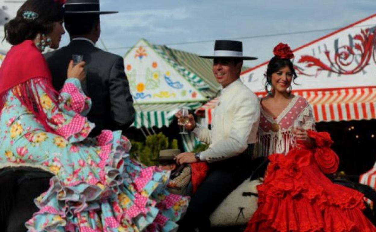 Imagen de la Feria de Abril de años anteriores que no se pudo ver este año.