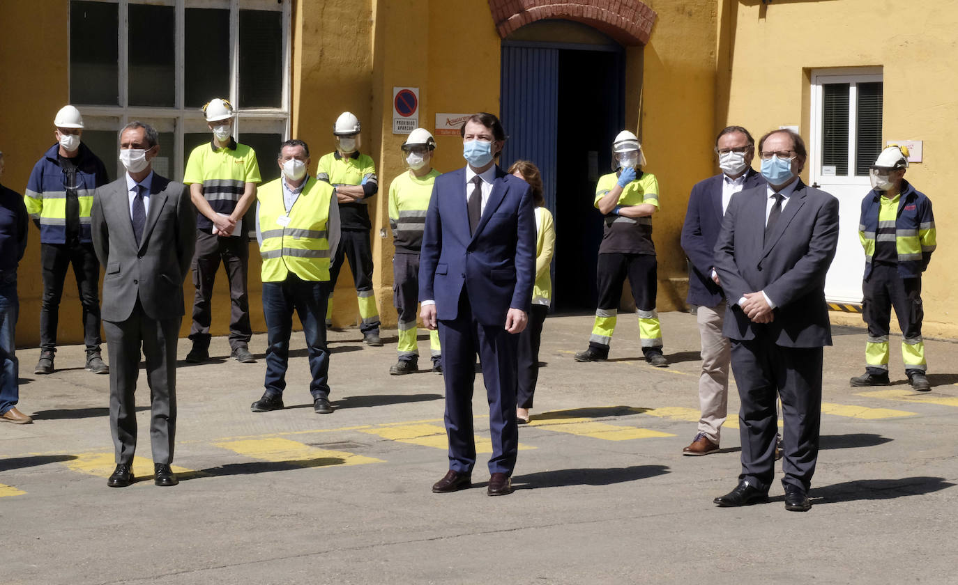 Minuto de silencio en la planta de Azucarera