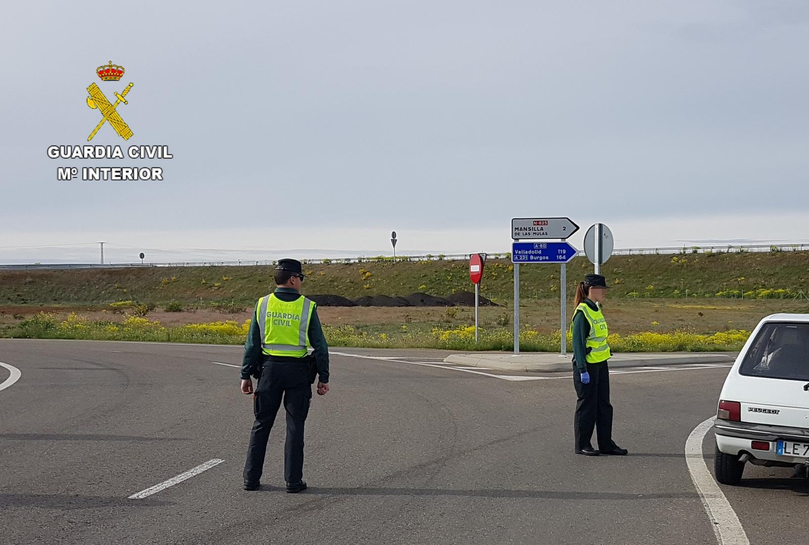 Control de la Guardia Civil.