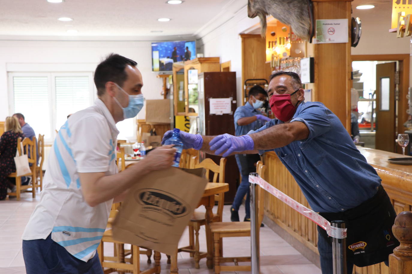 El restaurante ha abierto sus puertas con todas las medidas necesarias. 