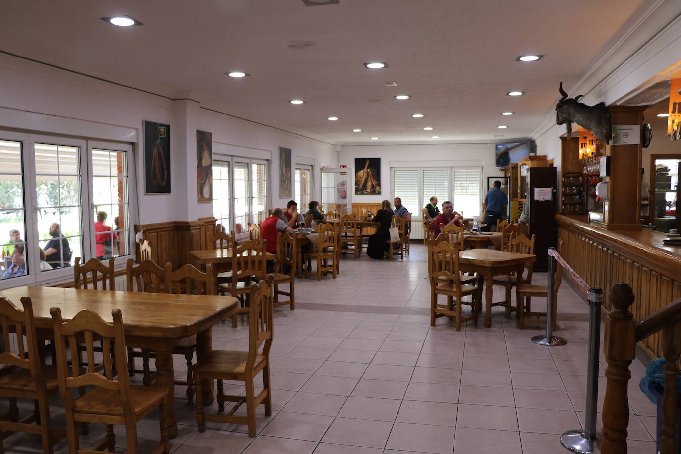 El restaurante ha abierto sus puertas con todas las medidas necesarias. 