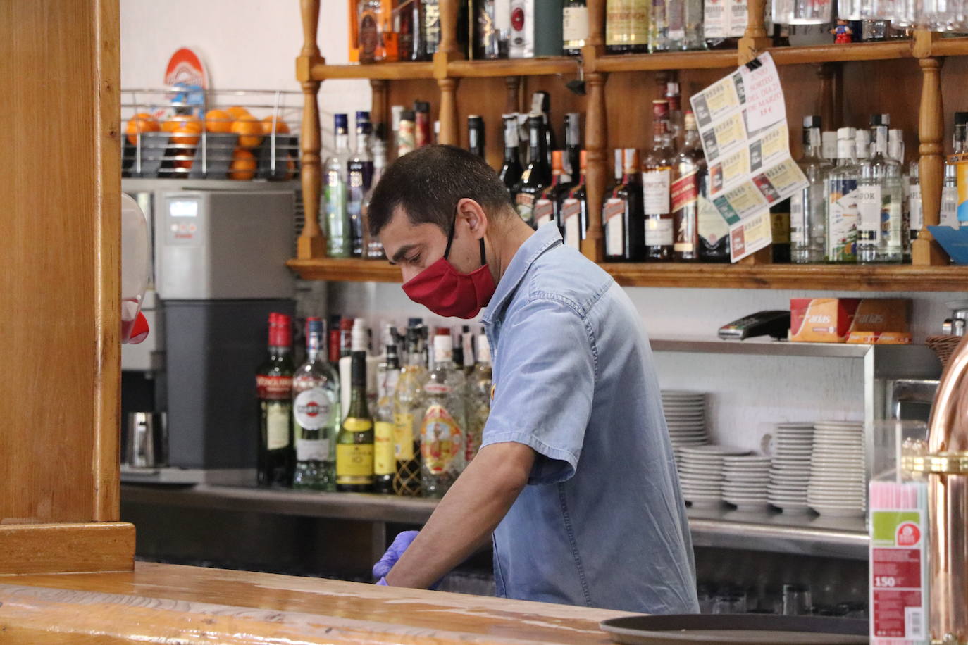 El restaurante ha abierto sus puertas con todas las medidas necesarias. 